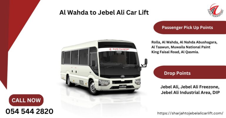 Al Wahda to Jebel Ali Car Lift