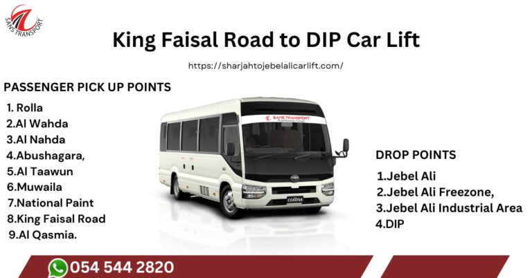 King Faisal Road to Jebel Ali Car Lift