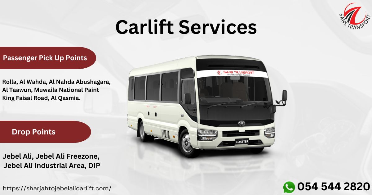 Carlift services sharjah to jebel ali