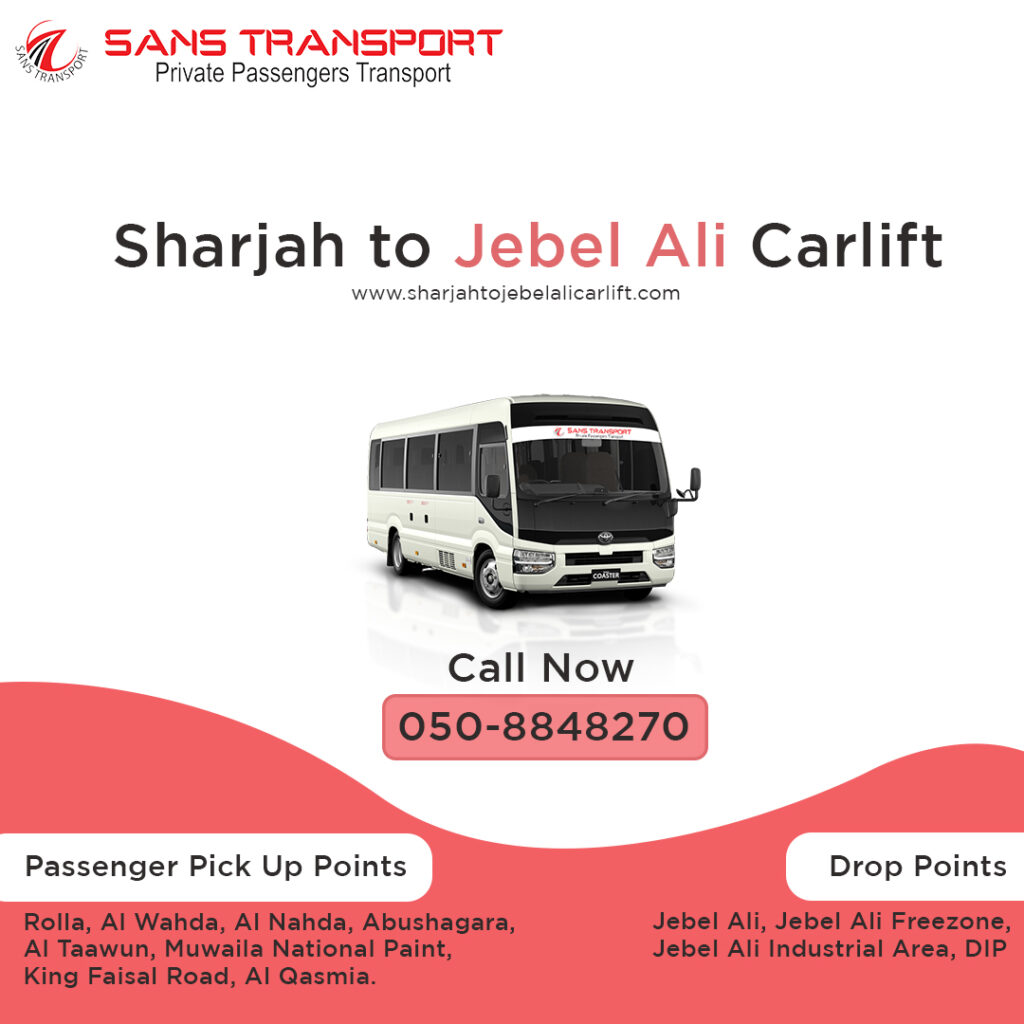 Sharjah to Jebel Ali car lift