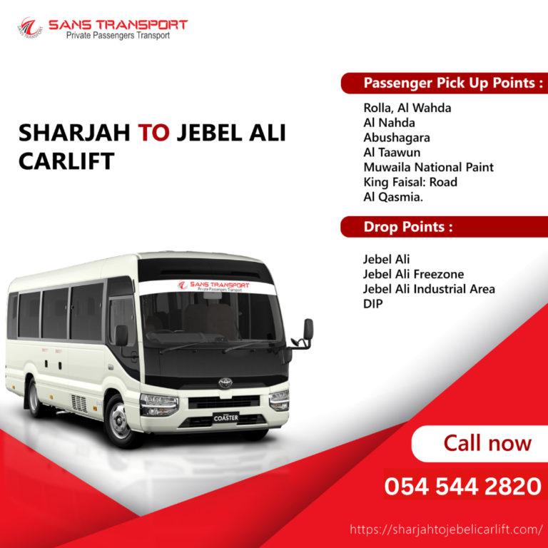 carlift to Jebel Ali