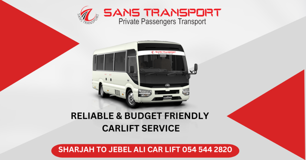 Carlift to Jebel Ali Freezone.