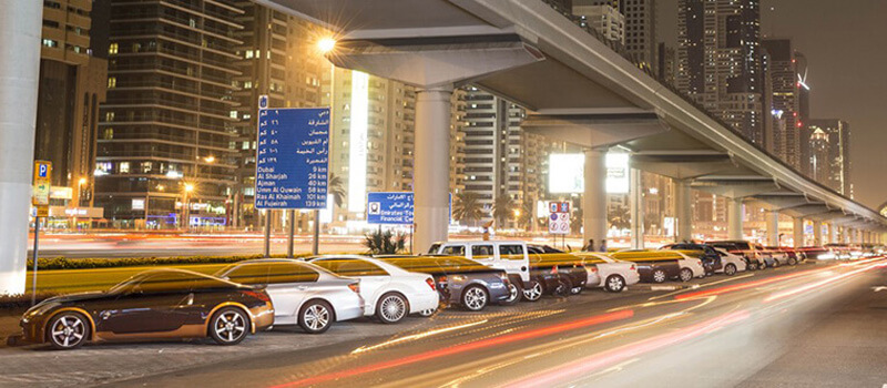 carlift to Jebel Ali