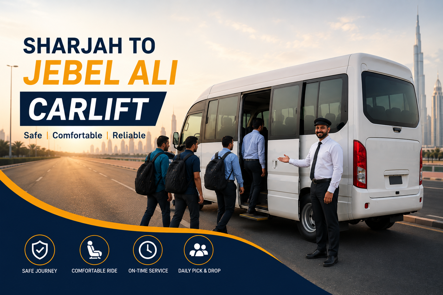 Sharjah to Jebel Ali Carlift - Trusted Partner