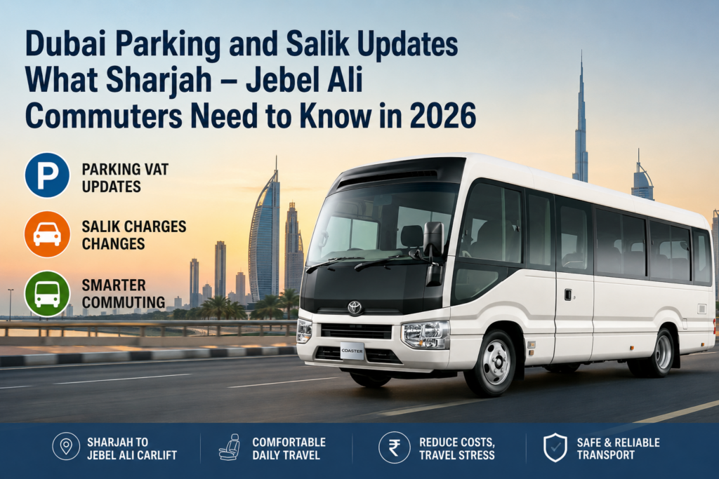 Sharjah to Jebel Ali Carlift services in UAE